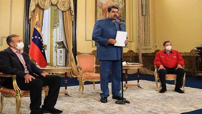 Presidente Maduro reafirma ante sus bomberos la vocación solidaria de Cuba y Venezuela.