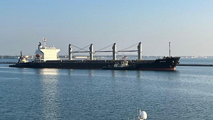 El Ministerio de Defensa de Türkiye informa que la salida de barcos con insumos desde Ucrania, continúa según lo estipulado.