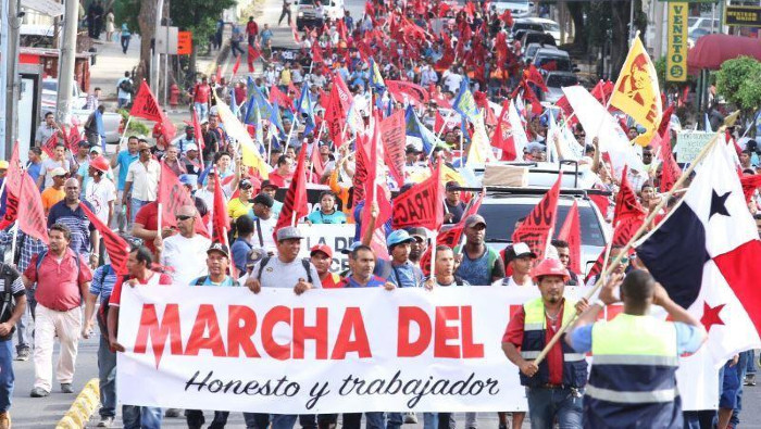 El líder sindical añadió que la protesta también tiene como objetivo exigir el cumplimiento de los Convenios Colectivos.