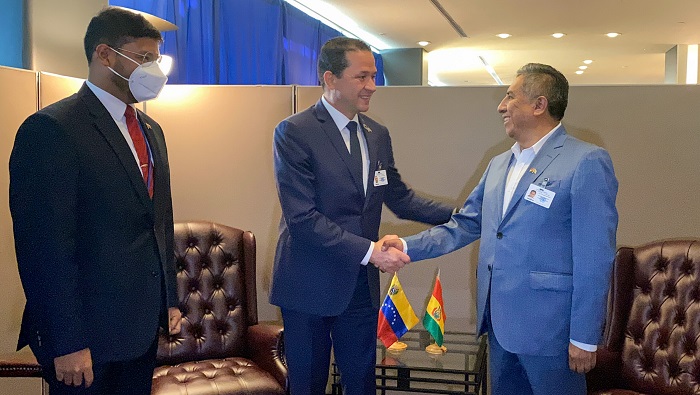 El encuentro entre Faría y Mayta contribuyó a profundizar los lazos históricos de amistad y solidaridad entre Venezuela y Bolivia.