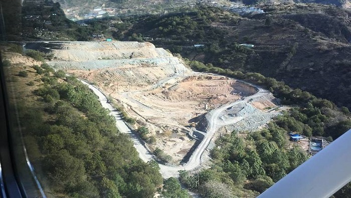 La mina está ubicada en el poblado San Rafael de Jicoriga, del municipio de Indé.