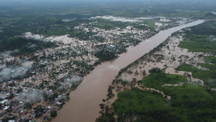 Casi el 80 por ciento del área de El Rama fue afectada por las inundaciones que provocó el huracán Julia.