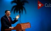 Rodríguez denució los efectos del bloqueo impuesto por EE.UU. que se ha recrudecido "infligiendo aún mayores daños al pueblo cubano".
