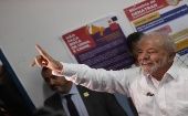 Lula ganó la primera vuelta de las elecciones presidenciales, realizada el pasado 2 de octubre, con el 48.4 por ciento.