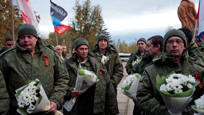 Más de la mitad de los liberados corresponden a las Repúblicas Populares de Donetsk y Lugansk, adheridas a Rusia.