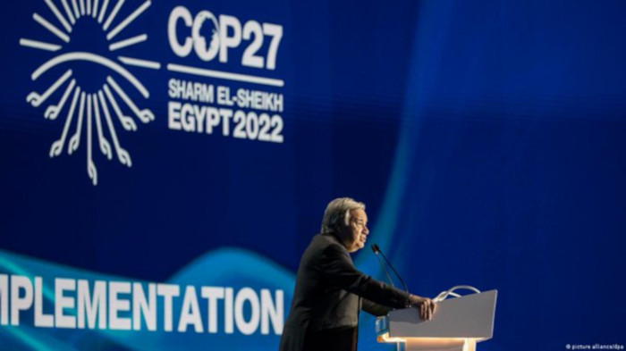 En su discurso inaugural este lunes en la cumbre del clima de Egipto, ha hecho un llamamiento a los países ricos y a los más vulnerables a unirse en un 