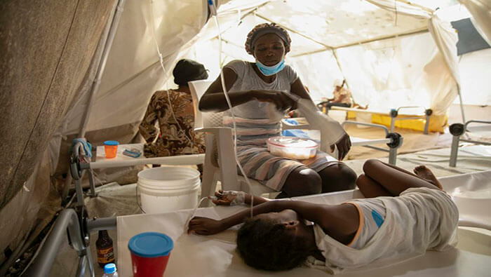 La ONU ha llamado a tomar medidas sanitarias extremas para evitar la propagación y contener el brote de cólera en Haití.