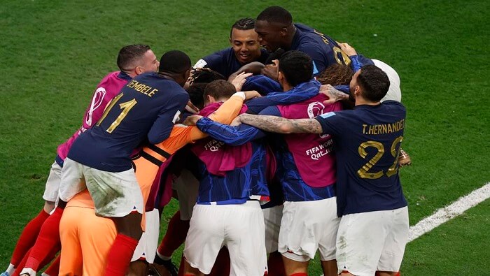 Francia consiguió la victoria gracias a los goles marcados por Theo Hernández y Randal Kolo Muani.