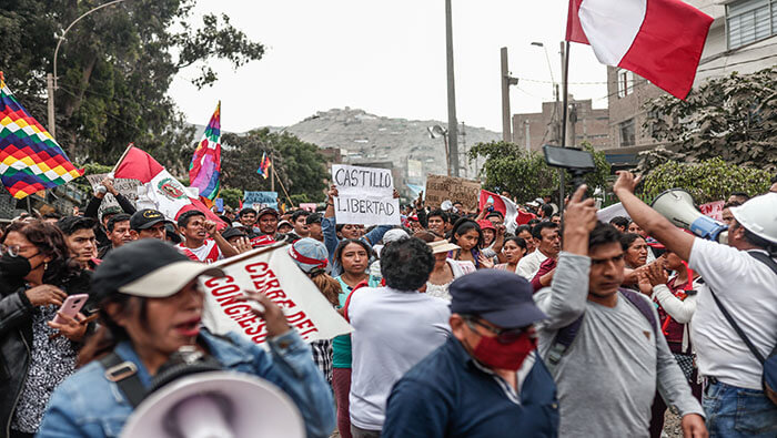 Las marchas y manifestaciones en Perú iniciaron a principios de diciembre tras la destitución de Pedro Castillo.