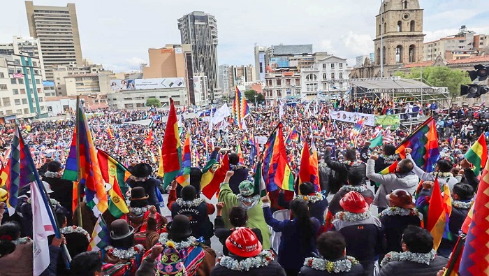 El canciller refirió que al estado de Bolivia se le reconoce internacionalmente por haber recuperado su democracia tras el golpe de Estado de 2019.