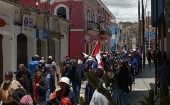 En Puno se desarrolló una gran movilización para sumarse a las demandas, pidiendo justicia y reparación para las víctimas de la represión.