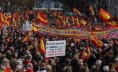 El presidente del Gobierno español consideró que la marcha en Madrid por grupos de derechas buscar desunir al país.