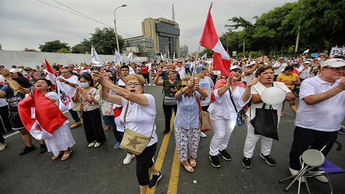 Lima fue escenario de masivas protestas contra el Gobierno de Dina Boluarte y el Congreso peruano.