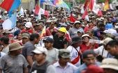 Durante el pasado fin de semana siguieron las movilizaciones en Lima (capital) contra el Gobierno y el Congreso peruano.