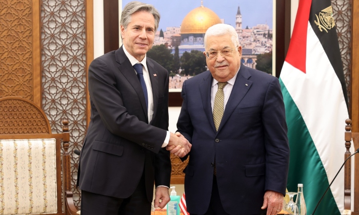 La visita de Blinken a la nación palestina se produce como parte de una breve gira por Oriente Medio