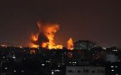 El ataque israelí destruyó casas de ciudadanos y propiedades situadas en las inmediaciones de los sitios bombardeados.
