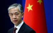"EE. UU. debe reflexionar y cambiar de actitud antes de incitar a la confrontación, calumniar y acusar a otros", agregó el vocero chino.
