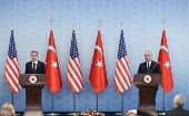 El canciller turco anunció la decisión tras un encuentro con el secretario de Estado estadounidense, Antony Blinken.