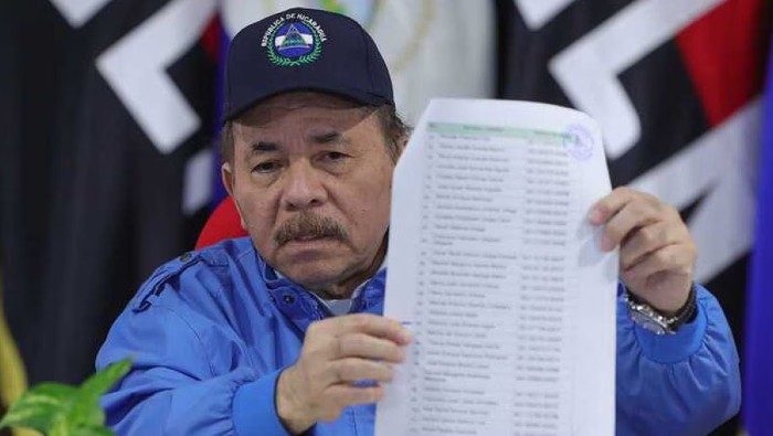 El presidente Daniel Ortega explicó que el embajador de Estados Unidos había aceptado incondicionalmente una oferta para enviar a los 222 “mercenarios”