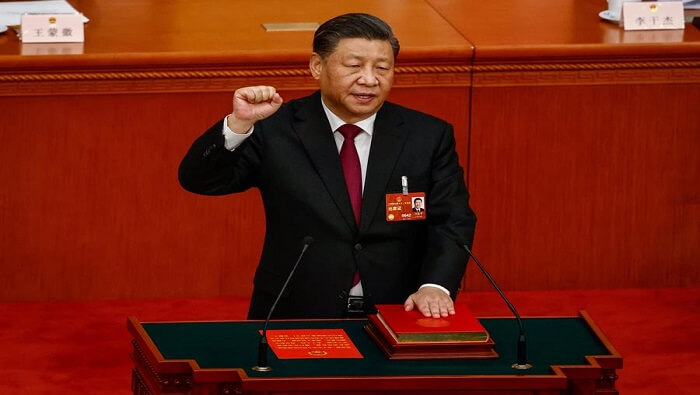 Xi Jinping también fue reelecto como presidente de la Comisión Militar Central de China.