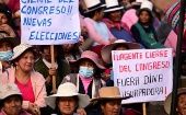 El 74 % de los peruanos considera que Boluarte debería renunciar a su cargo si el Congreso no aprueba el adelanto de elecciones generales.
