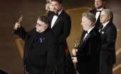 El cineasta mexicano Guillermo del Toro ganó su tercer Oscar con Pinocho, como mejor cinta de animación.