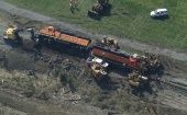 Asimismo notificaron que se investiga la causa del descarrilamiento, el cual sucedió después de que otro tren de la misma empresa también colapsara en el distrito de Mohave, en el estado de Arizona.