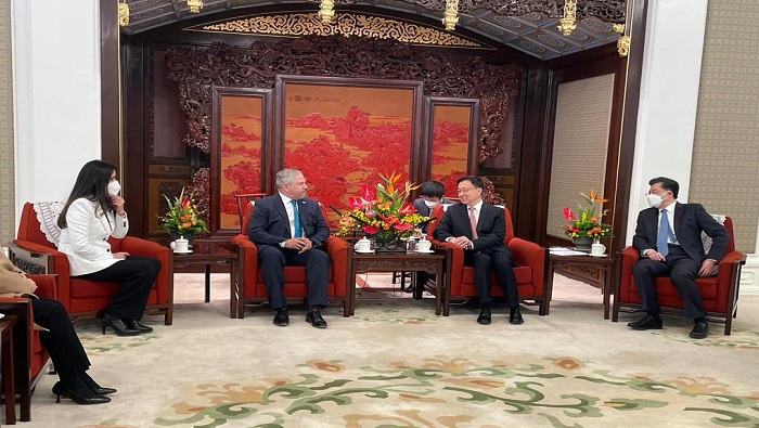Este 27 de marzo una delegación de Honduras fue recibida en la capital china en la primera visita oficial del Gobierno hondureño al gigante asiático.