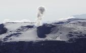 Desde la Procuraduría General de la Nación se llevó a cabo un Puesto de Mando Unificado con las diferentes autoridades de los departamentos que saldrían afectados en caso de una erupción.