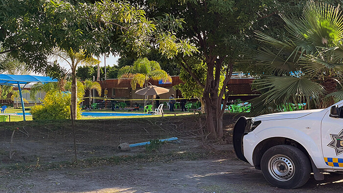 Tras el ataque el balneario La Palma fue rodeado por militares y policías estatales para iniciar las investigaciones sobre el crimen.