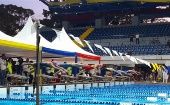 Venezuela marcó un claro dominio en las pruebas de natación al lograr siete medallas de Oro.