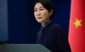 La portavoz del Ministerio de Relaciones Exteriores de China, Mao Ning, aseguró que Asia "no es un campo de batalla para la competencia geopolítica”.