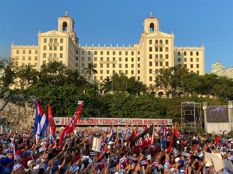 Festejan masivamente en Cuba el Día de los Trabajadores