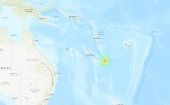 El Servicio de Alertas por Tsunami del Pacífico emitió una alerta de tsunami para la islas de Vanuatu, Fiyi y Nueva Caledonia.