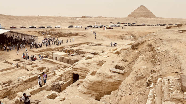 Los dos mayores talleres de momificación de humanos y animales encontrados en la necrópolis de Saqqara.