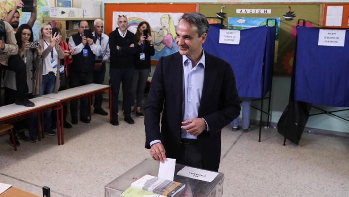 La Nueva Democracia de Kyriakos Mitsotakis obtuvo más del 40 por ciento de los votos en los anteriores comicios.