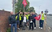 La huelga se produce después de que Aslef rechazara una oferta de subida salarial del 4 por ciento anual durante dos años del Rail Delivery Group (RDG).