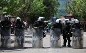 El viernes último la policía kosovar usó la fuerza contra los manifestantes serbios para permitir el acceso de los alcaldes a los ayuntamientos en tres municipios de Kosovo.