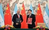El canciller señaló además que en los casi tres meses desde que se anunció la apertura de relaciones diplomáticas entre Honduras y China, tras romper con Taiwán, ha habido "un avance fundamental".