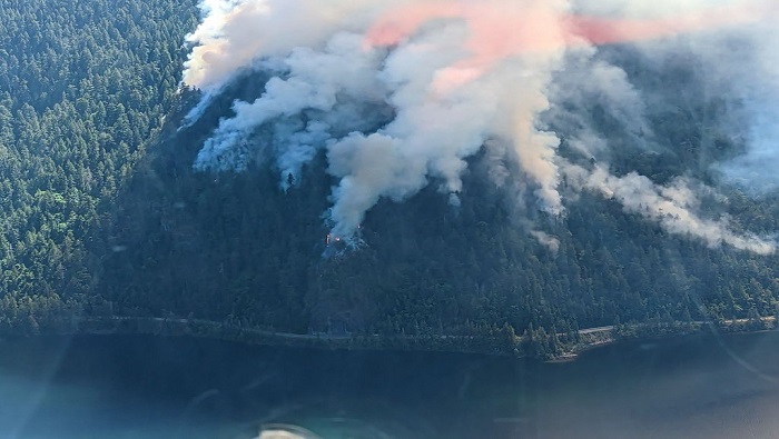 El incendio de Tumbler Ridge es uno de los 73 que están activos en Columbia Británica.