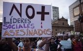 Cifras de Indepaz señalan que en el departamento de Córdoba en 2023 han sido asesinados seis líderes y lideresas sociales. 73 en el presente año y 1482 desde la firma del proceso de paz con las FARC.