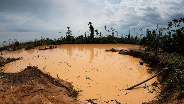 El pasado 20 de junio se presenciaron dragas de minería ilegal en la cuenca del río Cenepa, en Amazonas.