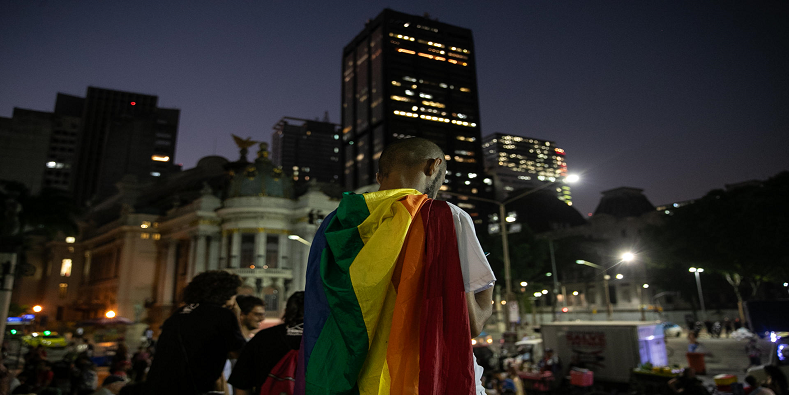 En Brasil la comunidad tomó las calles de Río de Janeiro con eventos artísticos, culturales, de protesta y movilizaciones en rechazo a la discriminación y apoyo a la diversidad.