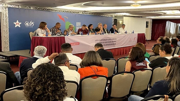 Durante la XXVI edición del Encuentro del Foro de Sao Paulo tuvieron lugar, en Brasilia cuatro jornadas de intercambio de fuerzas progresistas de izquierda y de articulación democrática sobre los desafíos del continente.
