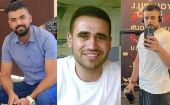 Las víctimas fueron identificadas como Noureddine Tayseer Al-Ardah, Montaser Bahjat Ali Salameh y Saad Maher Al-Kharraz.