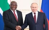 Putin y Ramaphosa destacaron el excelente nivel de las relaciones entre sus países.