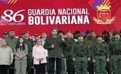 El Ejecutivo instó a la GNB a estar alerta para que el pueblo venezolano "pueda disfrutar de su derecho a la seguridad, a la paz, a la armonía, a la convivencia".