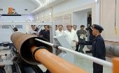 El presidente de Corea del Norte pidió aumentar el rendimiento de los motores para misiles y expandir rápidamente su capacidad de producción.