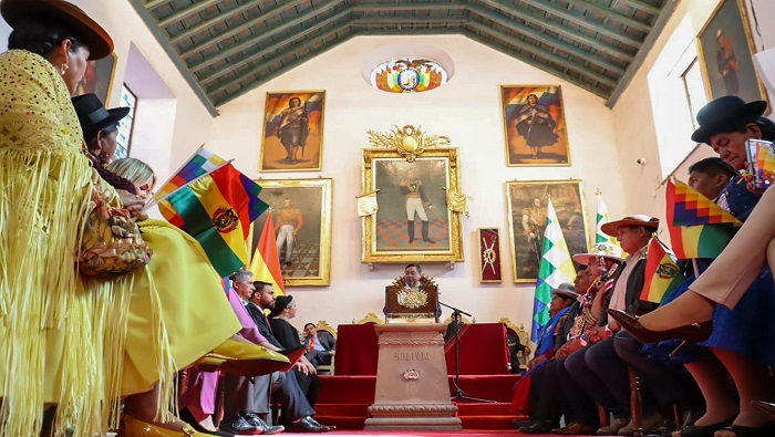 El mandatario boliviano también llamó a sumar esfuerzos ante la nueva arremetida de entes externos sobre los recursos naturales como el litio.