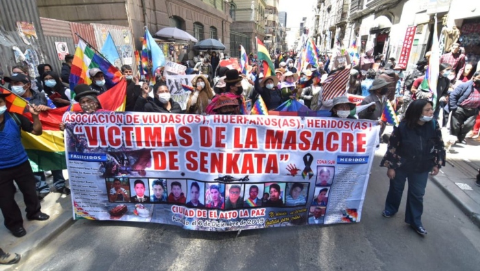 En la masacre de Senkata, ocurrida en 2019 en El Alto, al menos 37 personas fueron asesinadas por las fuerzas militares.